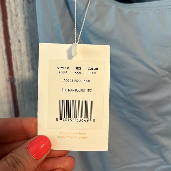 NWT Andie Swim The Nantucket One Piece - Picture 3 of 7